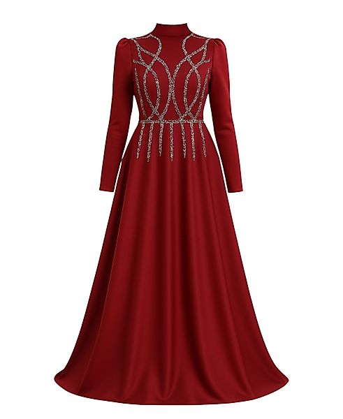 fashionshowcase Satinkleid Maxikleid in Satinoptik mit günstig online kaufen