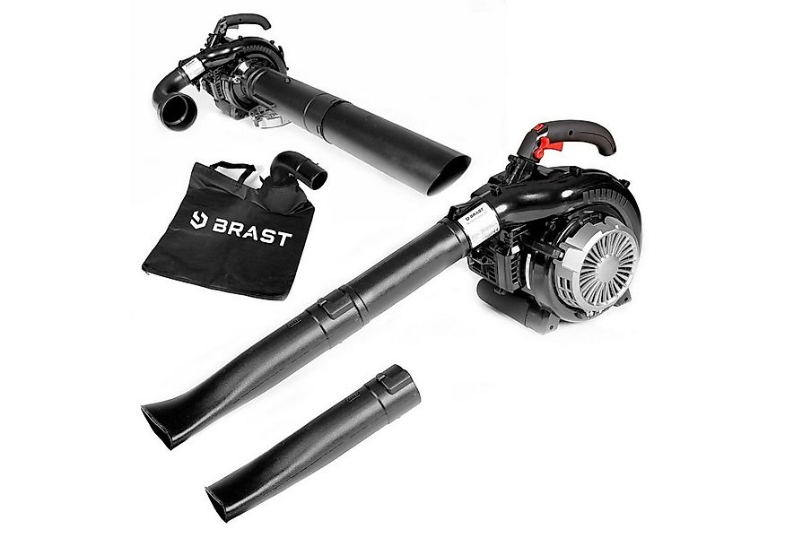 BRAST Benzin-Laubsauger Laubbläser Benzin 1,0kW(1,36PS), 55L Fangsack 4in1 günstig online kaufen