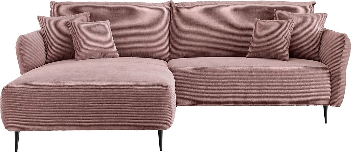 INOSIGN Ecksofa »Amarena L-Form«, inklusive Armlehnenverstellfunktion, 4x Z günstig online kaufen