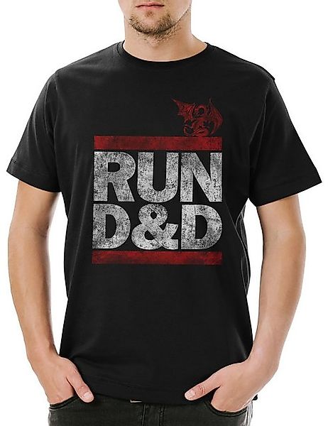 Urban Backwoods Print-Shirt Run D&D Herren T-Shirt Dungeons Pen and Paper D günstig online kaufen