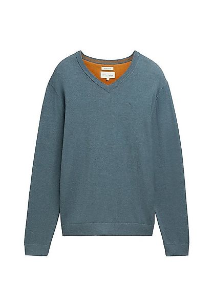 TOM TAILOR Strickpullover Pullover Strickpullover V-Neck (1-tlg) günstig online kaufen