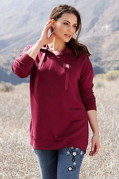 MIAMODA Sweatshirt Hoodie Kapuzensweater Langarm günstig online kaufen