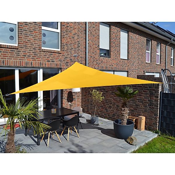 Floracord Dreiecksonnensegel Anthrazit 360 cm mit Regenschutz günstig online kaufen