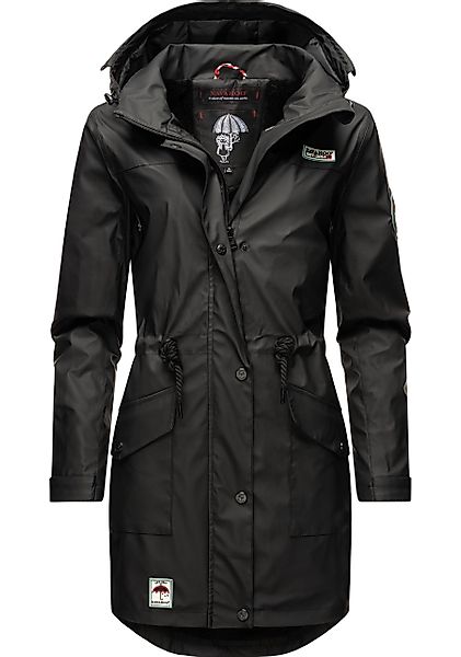 Navahoo Outdoorjacke "Deike", mit Kapuze, modischer Damen Outdoor Regenmant günstig online kaufen