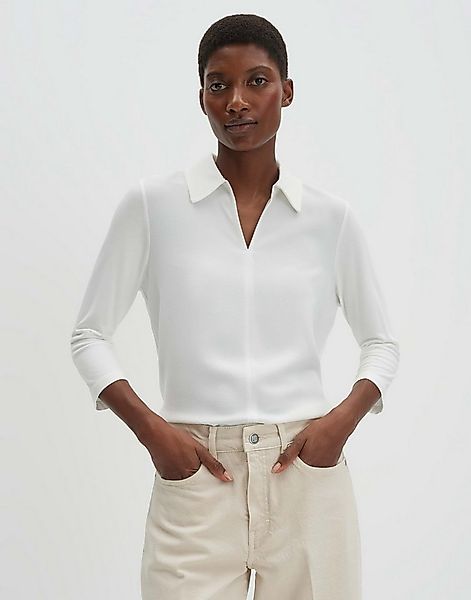 someday Poloshirt Keora Poloshirt aus Webware mit weichem Griff Schmale Pas günstig online kaufen