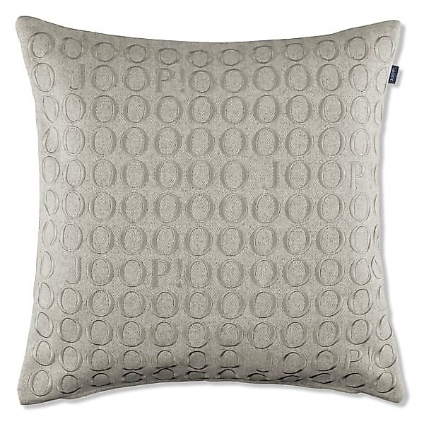 JOOP! Kissenhüllen Fine Signature - Farbe: Grau - 010 - 50x50 cm günstig online kaufen