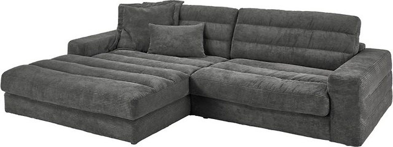 3C Candy Ecksofa Stripes Mega-Sofa, bequem und komfortabel, L-Form, Lose Rü günstig online kaufen
