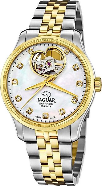 JAGUAR Quarzuhr Jaguar Damenuhr Edelstahl silber gold, (Analoguhr), Damen A günstig online kaufen