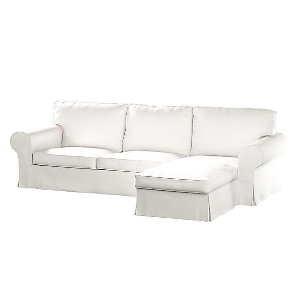 Bezug für Ektorp 2-Sitzer Sofa mit Recamiere, weiss, Ektorp 2-Sitzer Sofabe günstig online kaufen