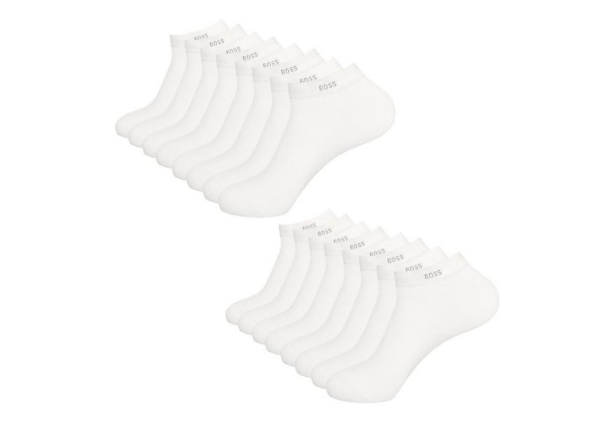 BOSS Sneakersocken AS Uni CC (8-Paar) mit BOSS Logo am Bündchen günstig online kaufen