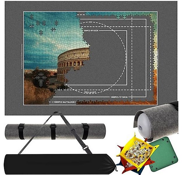 MALATEC Puzzlematte Puzzleunterlage Tasche/Hülle, (Spar-Set, 1-tlg., verste günstig online kaufen