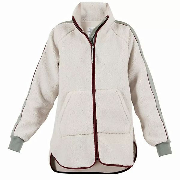 Blue Sportswear Fleecejacke Amos Teddyfleece Jacke mit grau/roten Details günstig online kaufen