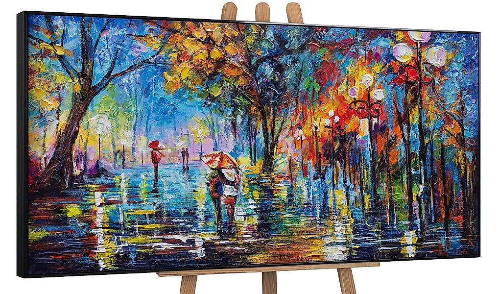 YS-Art Gemälde Herbstliche Allee, Menschen, Paar günstig online kaufen