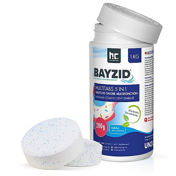 Bayzid Multitabs 20g 5in1 für Pools 1kg günstig online kaufen