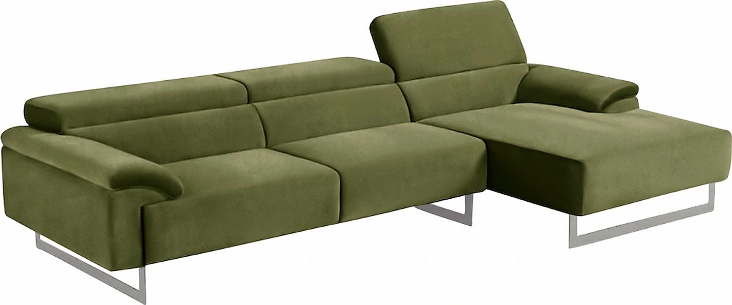 Egoitaliano Ecksofa "Malika, edel und bequem, Designsofa mit hochwertigen B günstig online kaufen