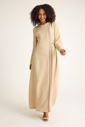 fashionshowcase Tunikakleid Abaya Kleid mit Schmuckdetails günstig online kaufen