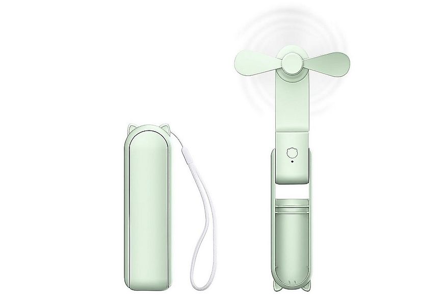 LA CUTE Handventilator Tragbarer Mini Handventilator faltbar USB-C Akku lei günstig online kaufen