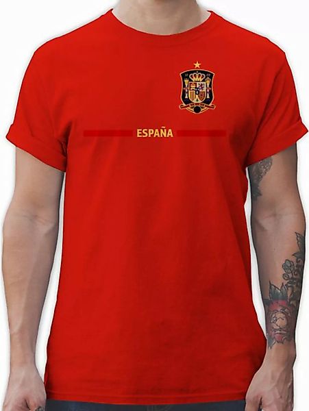 Shirtracer T-Shirt Spanisches Trikot Wappen, España mit Stolz, Spanien Fan- günstig online kaufen