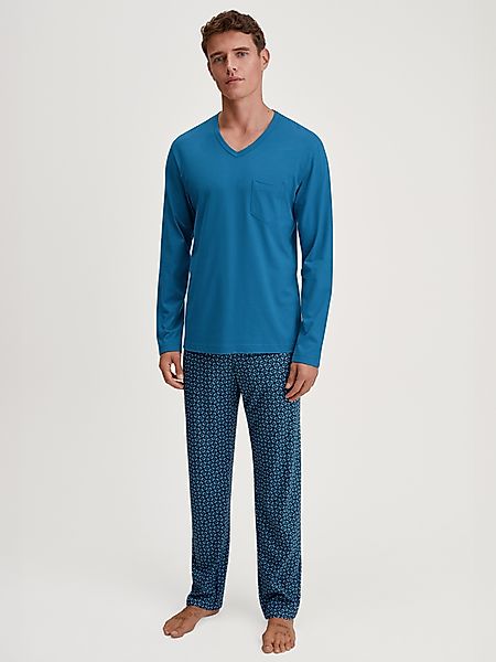 CALIDA Schlafanzug Relax Imprint 2 (2 günstig online kaufen