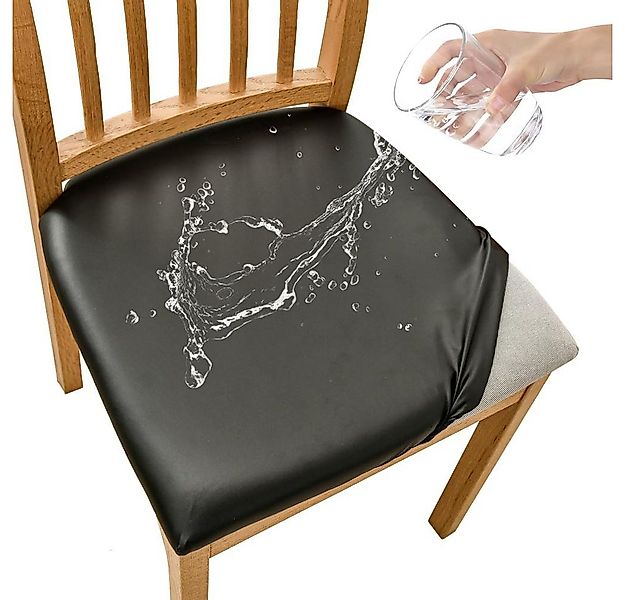 Coonoor Stuhlhusse wasserdichte Stretch Esszimmerstuhl Schutzhülle, für Küc günstig online kaufen