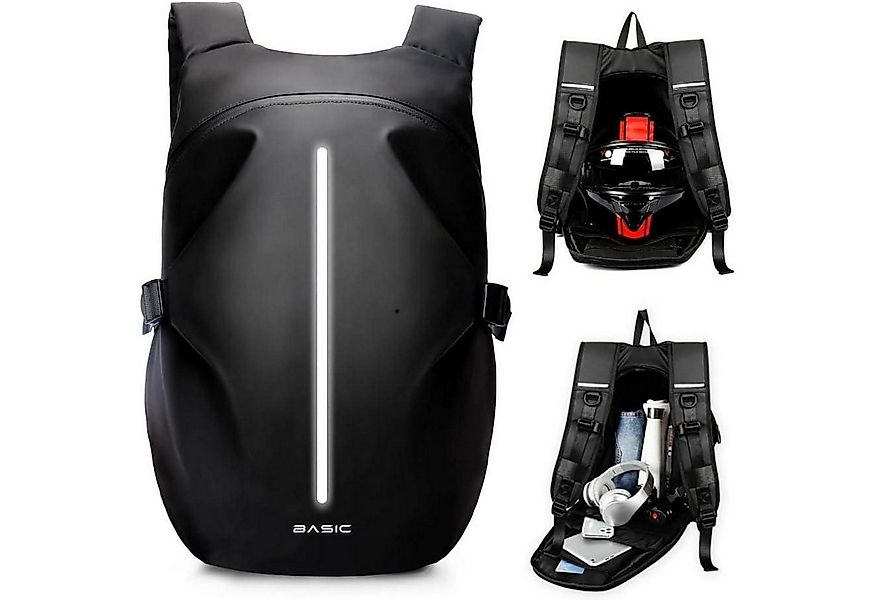 LuxusKollektion Tankrucksack Motorradrucksack wasserdichter Helmrucksack Mo günstig online kaufen