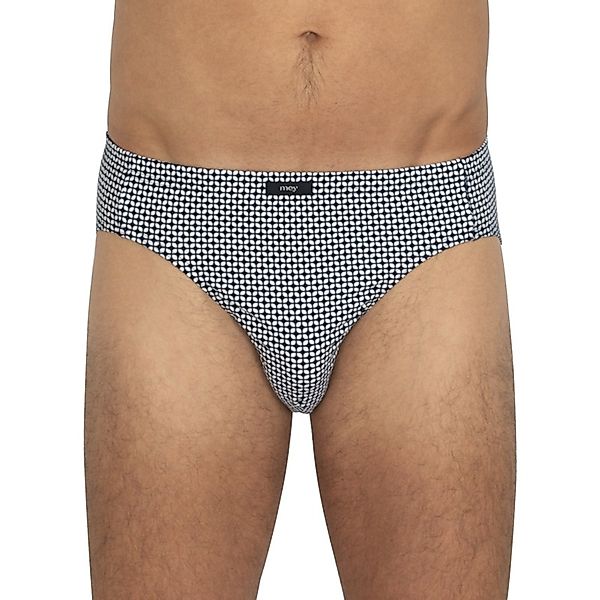 Mey Slip Schwarz & Weiß mit graphischem Design günstig online kaufen