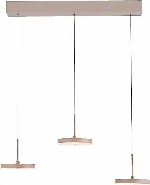 JUST LIGHT LED Deckenleuchte »PLATA« LED-Board 1 Stk. Warmweiß 3-Stufen Dim günstig online kaufen