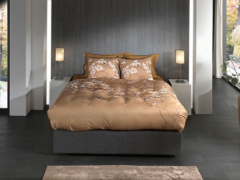 Heckett & Lane Bettwäsche "Asahi" 2 Stk. tlg. hochwertiges Mako-Satin, Bett günstig online kaufen