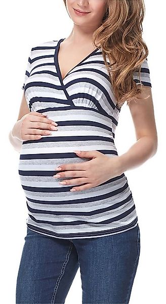 Bellivalini T-Shirt Damen Umstands Shirt mit Stillfunktion BLV50-123 (1-tlg günstig online kaufen