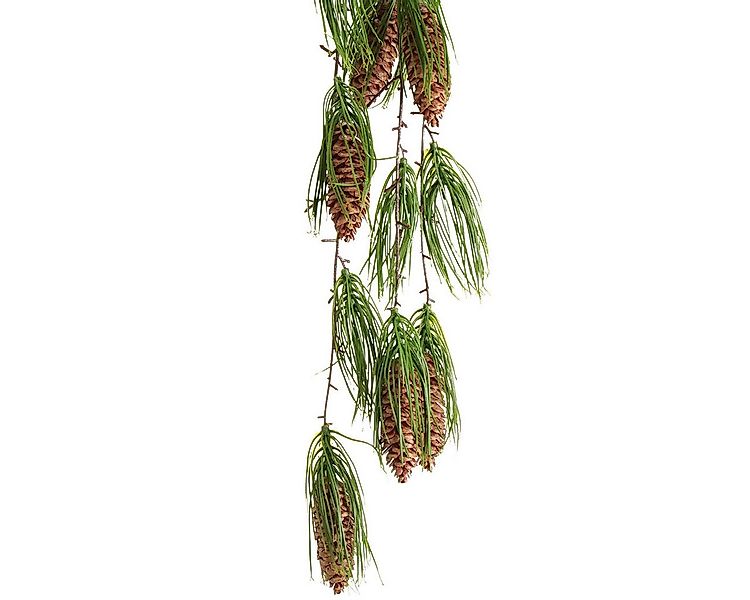 Winterliche Kunstpflanze Künstliche Weihnachtsgirlande mit Zapfen für festl günstig online kaufen