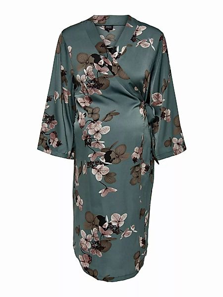 ONLY 3/4-arm Kimono Kleid Damen Grün günstig online kaufen