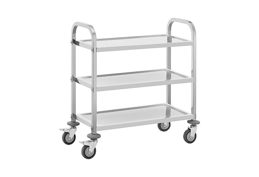 Royal Catering Servierwagen 3 Ebenen Küchenwagen Küchenrollwagen Lenkrollen günstig online kaufen