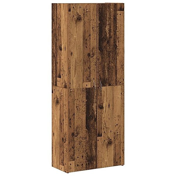 vidaXL Aktenschrank Aktenschrank Set aus 2 Altholz Massiv recyceltes Holz ( günstig online kaufen