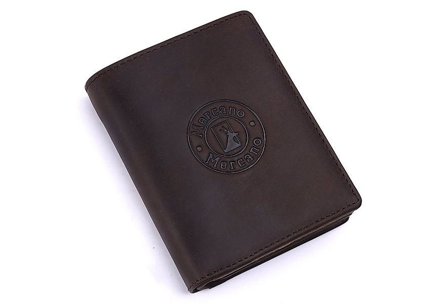Mercano Geldbörse XXL für Herren aus Echtleder, Münzfach, RFID Schutz, viel günstig online kaufen