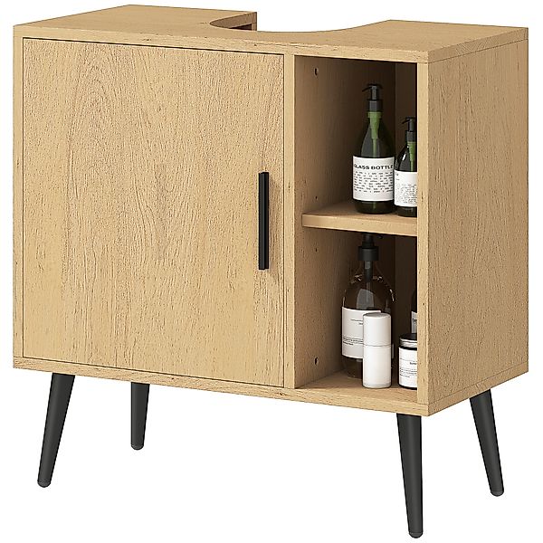 HOMCOM Badezimmer Unterschrank, industrieller Waschtischunterschrank mit So günstig online kaufen