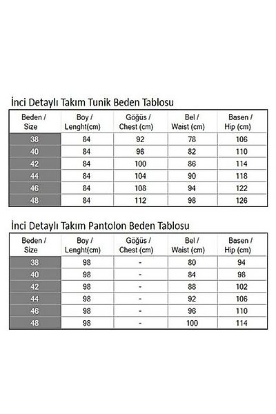 MODAMİHRAM Hosenanzug Inci Detailliertes Set günstig online kaufen