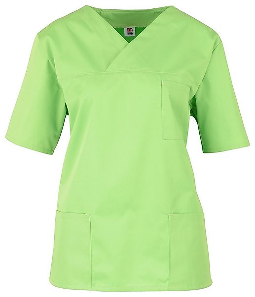 BEB Schlupfbluse beb MEDIZIN/PFLEGE Damen KASACK Kurz V-Neck Baumwollmix Ap günstig online kaufen