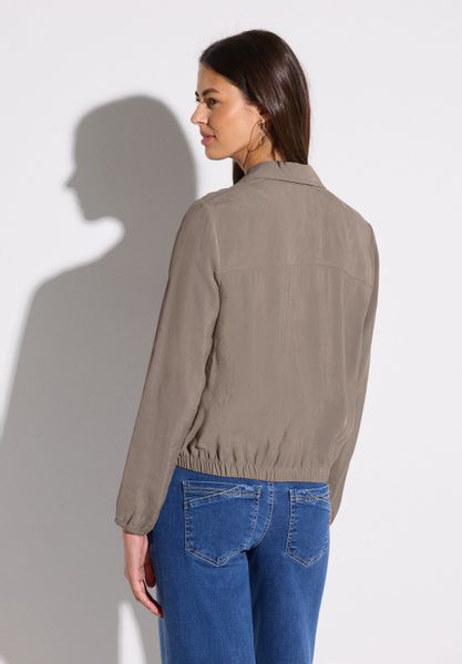 STREET ONE Langarmbluse mit Elastiksaum günstig online kaufen