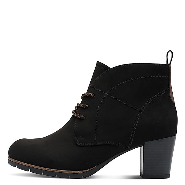 MARCO TOZZI Schnürstiefelette, Blockabsatz, Ankleboots, Schnürboots mit Zie günstig online kaufen