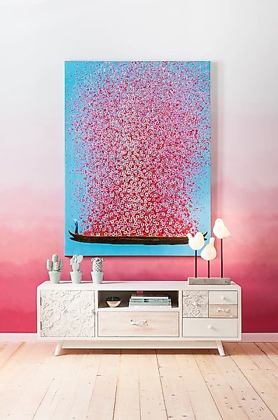 Kare Design Leinwandbild »Bild Touched Flower Boat« günstig online kaufen