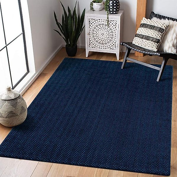 Carpet City Teppich "Friseé-Teppich FANCY805" rechteckig 12 mm Höhe Läufer, günstig online kaufen