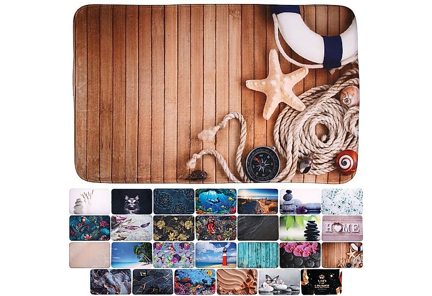 Sanilo Badematte mit Motiv, viele schöne Badteppiche zur Auswahl, rutschhem günstig online kaufen