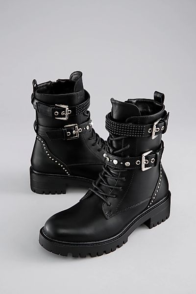 Aniston SHOES Schnürboots, Schnürstiefelette, Bikerboots - NEUE KOLLEKTION günstig online kaufen