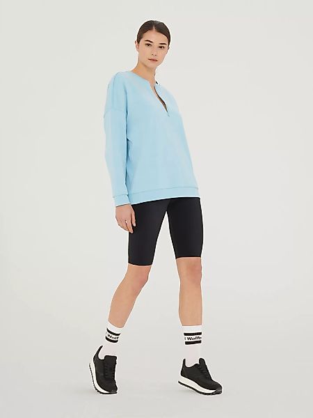 Wolford - Sweater Top Long Sleeves, Frau, light aquamarine, Größe: M günstig online kaufen