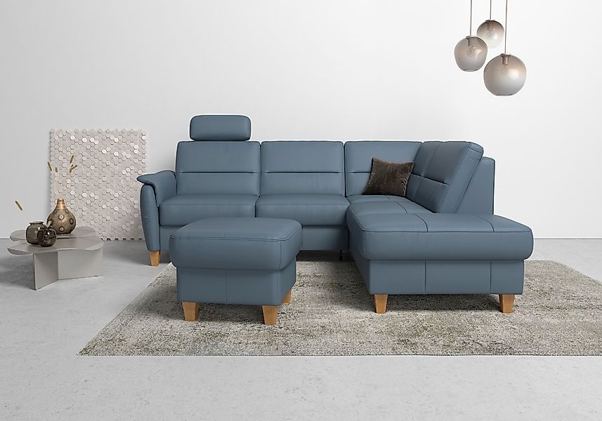 Home affaire Ecksofa "Palmera L-Form, B: 236 cm" optional Bettfunktion & Be günstig online kaufen