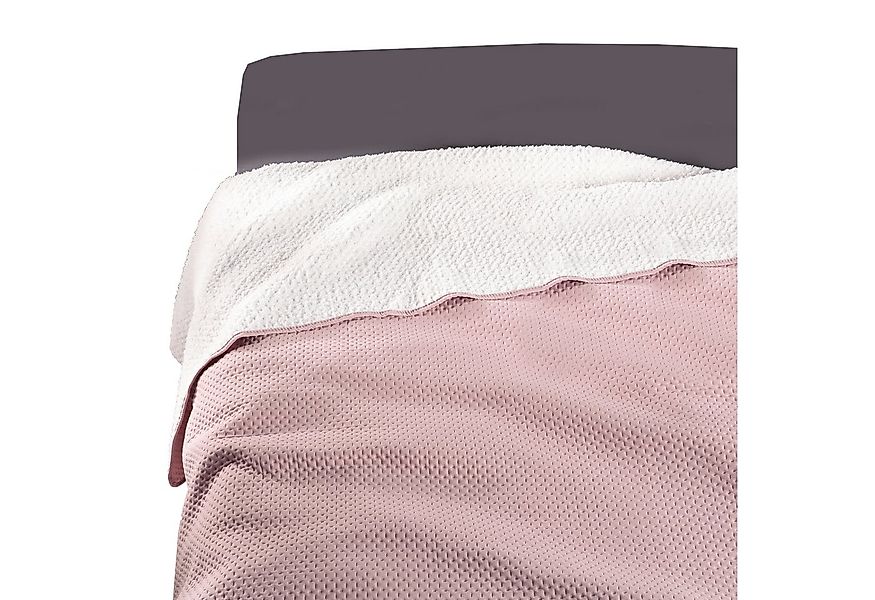 Delindo Lifestyle Bettüberwurf Tagesdecke Soft-Touch, flauschig warme Rücks günstig online kaufen