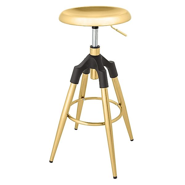 riess-ambiente Barhocker INDUSTRIAL gold / schwarz günstig online kaufen