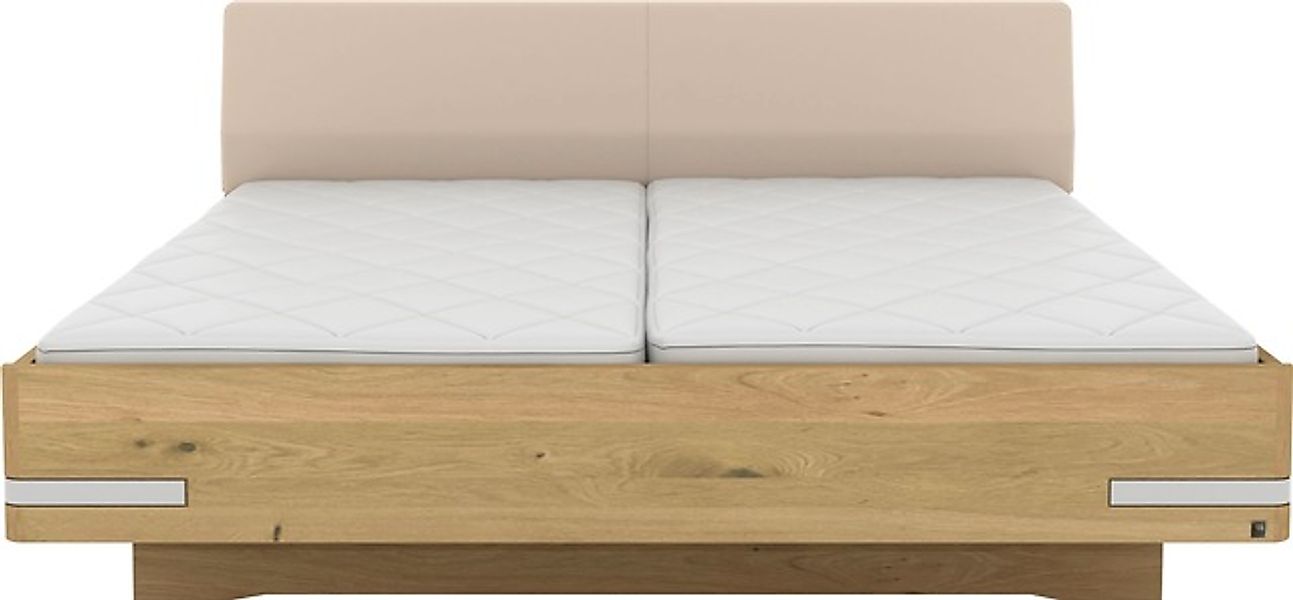 Musterring Holzbett »Savona, Bettgestell, Bettrahmen, teilmassiv Bianco-Eic günstig online kaufen