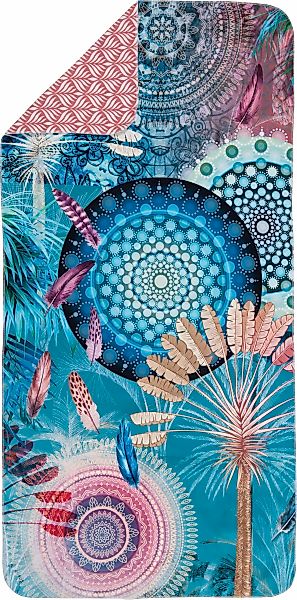 hip Strandtuch "Kanya" Mikrofaser, 75x180, Schnelltrocknend, Reisen, Sport, günstig online kaufen