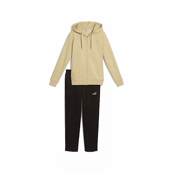 PUMA Jogginganzug "Metallic Jogginganzug mit Kapuze Damen" günstig online kaufen